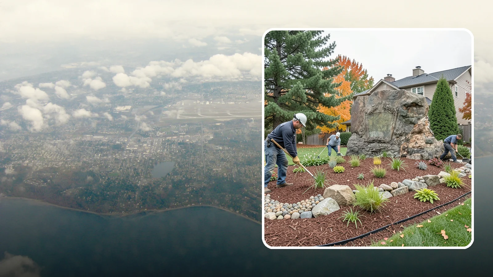 Decorative Rock Installation in Burien, King County, WA - Ornamental rock and decorative gravel installed for low-maintenance beds, borders, and accents.