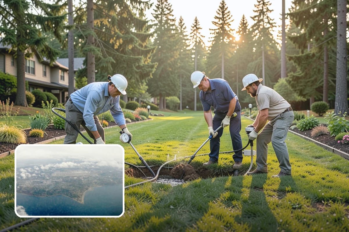 Decorative Rock Installation in Burien, King County, WA - Permanent cover that never needs replacing