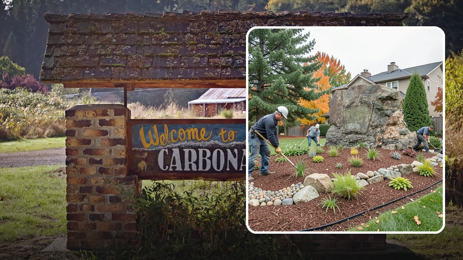 Decorative Rock Installation in Carbonado, Pierce County, WA - Ornamental rock and decorative gravel installed for low-maintenance beds, borders, and accents.