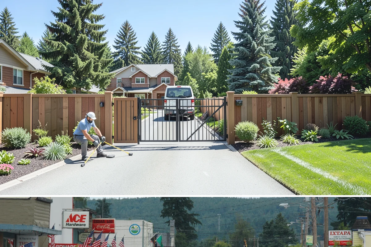Decorative Rock Installation in Carnation, King County, WA - Can be installed year-round.