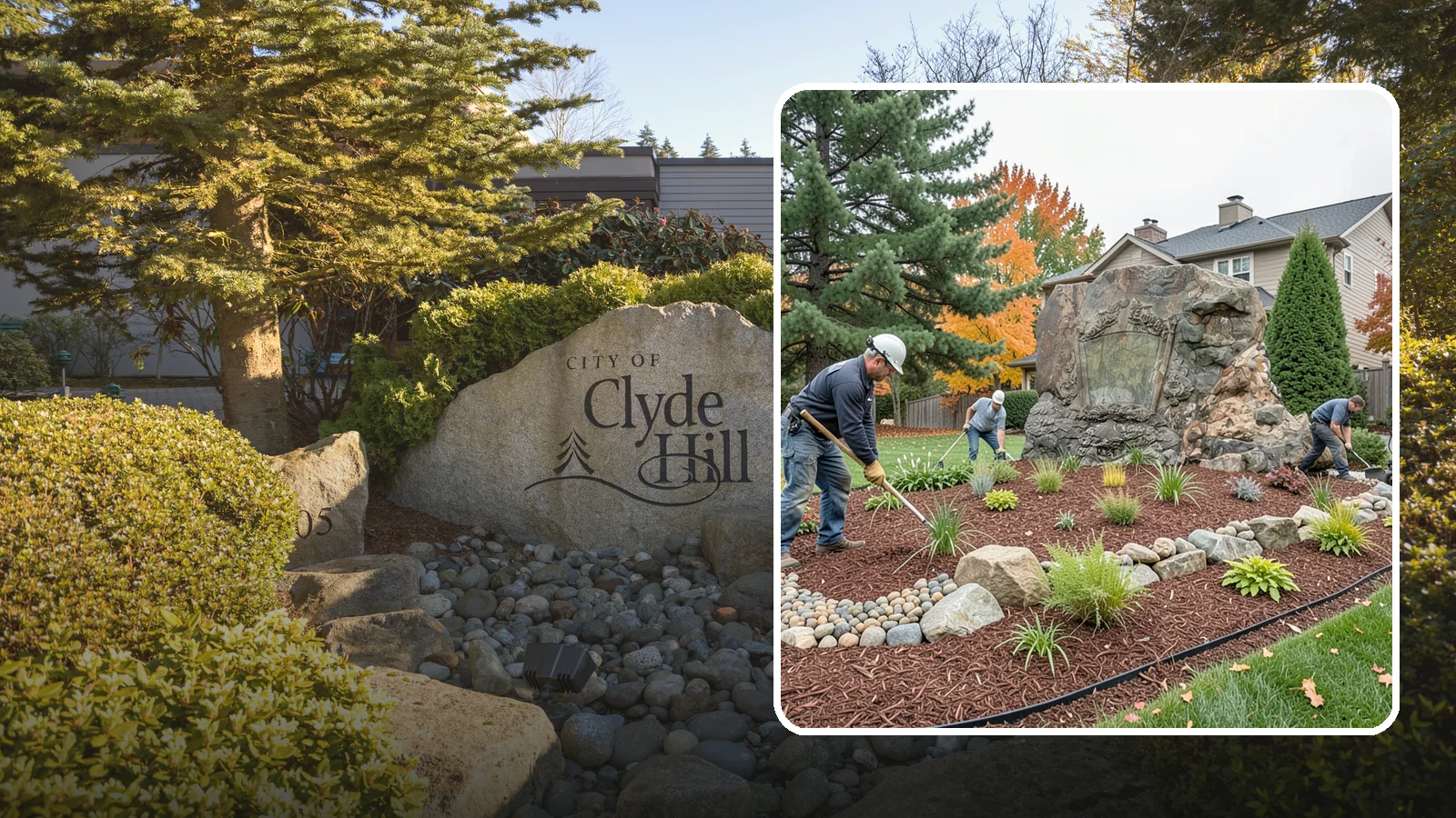 Decorative Rock Installation in Clyde Hill, King County, WA - Ornamental rock and decorative gravel installed for low-maintenance beds, borders, and accents.