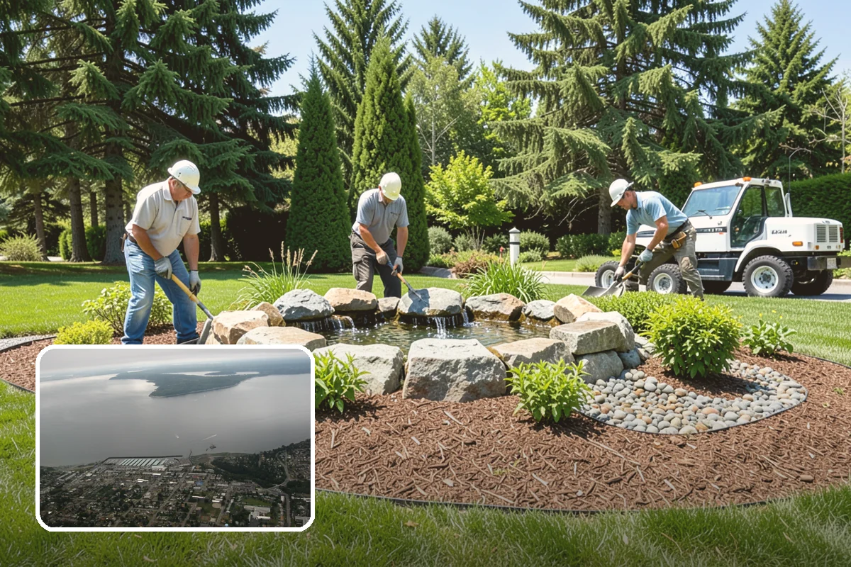 Decorative Rock Installation in Des Moines, King County, WA - Permanent cover that never needs replacing