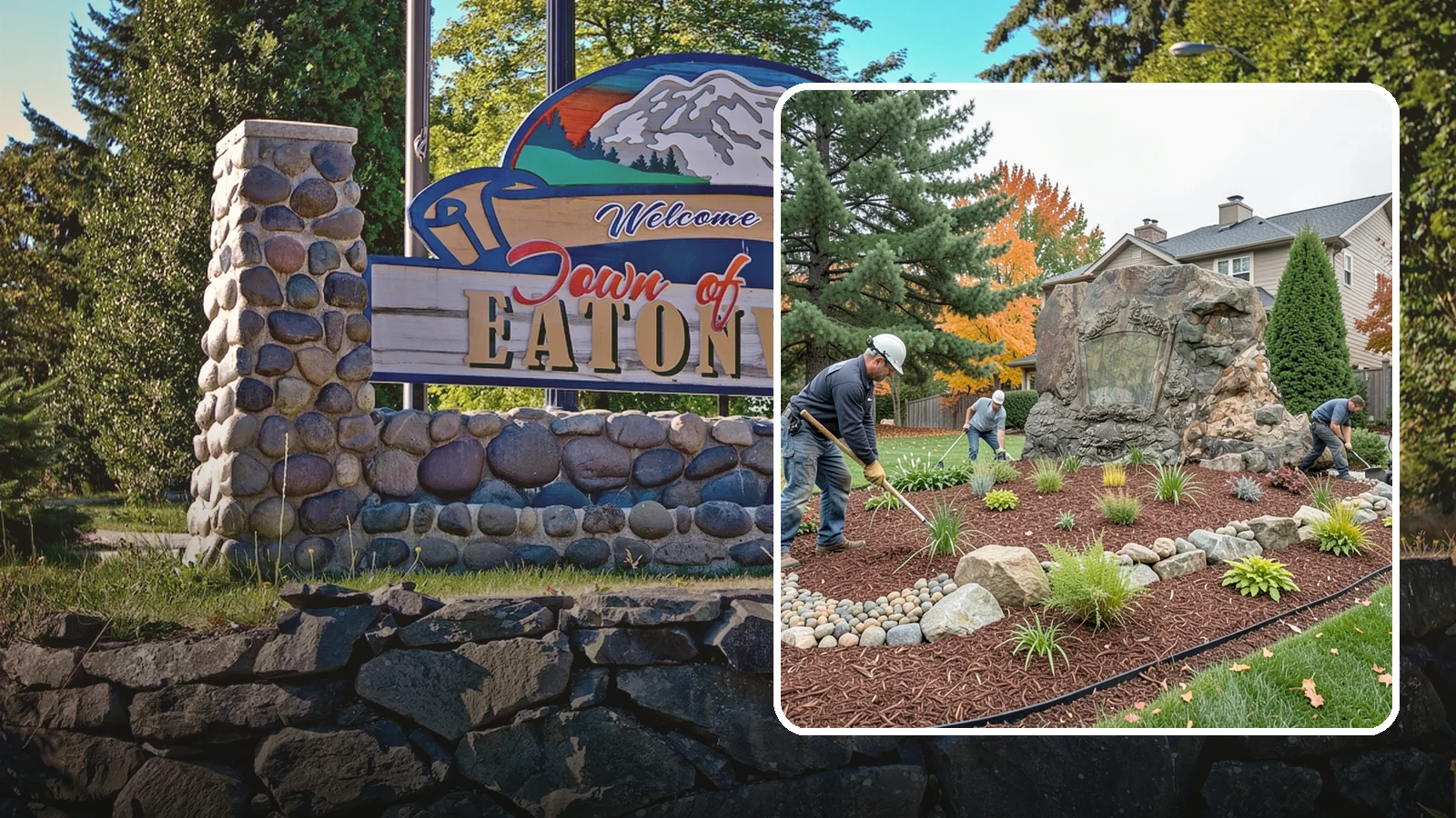 Decorative Rock Installation in Eatonville, Pierce County, WA - Ornamental rock and decorative gravel installed for low-maintenance beds, borders, and accents.