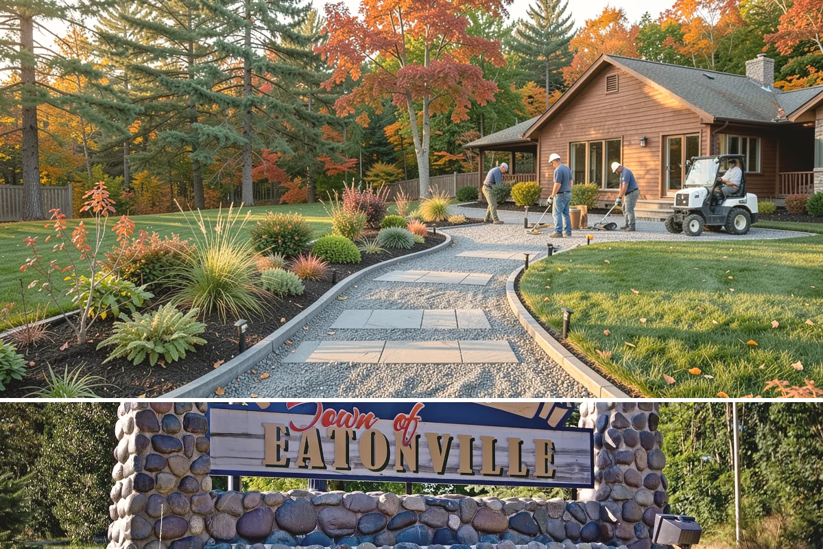 Decorative Rock Installation in Eatonville, Pierce County, WA - Can be installed year-round.