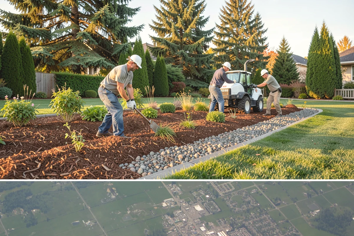 Decorative Rock Installation in Enumclaw, King County, WA - Can be installed year-round.