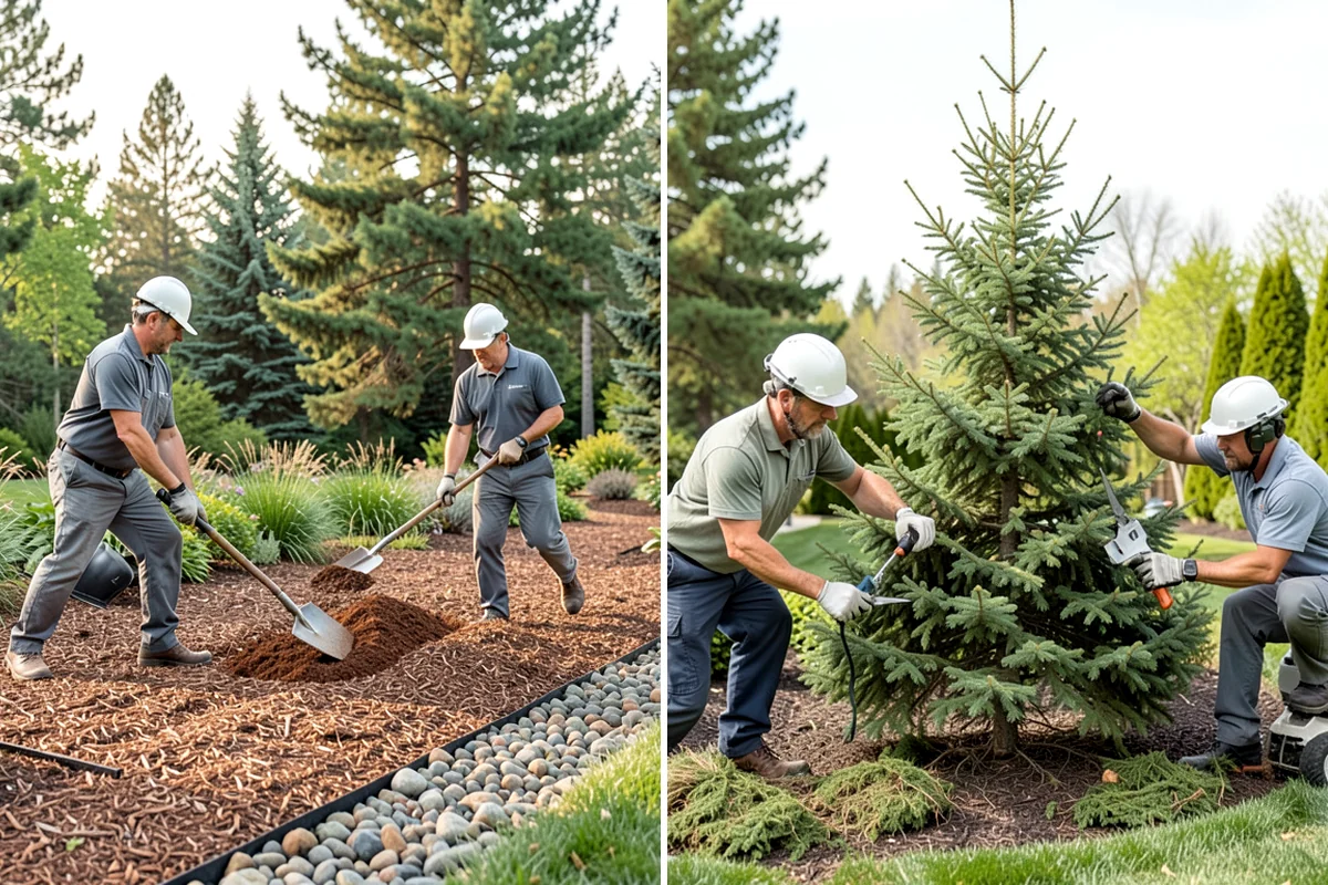 Decorative Rock Installation in Federal Way, King County, WA - Define and excavate the area