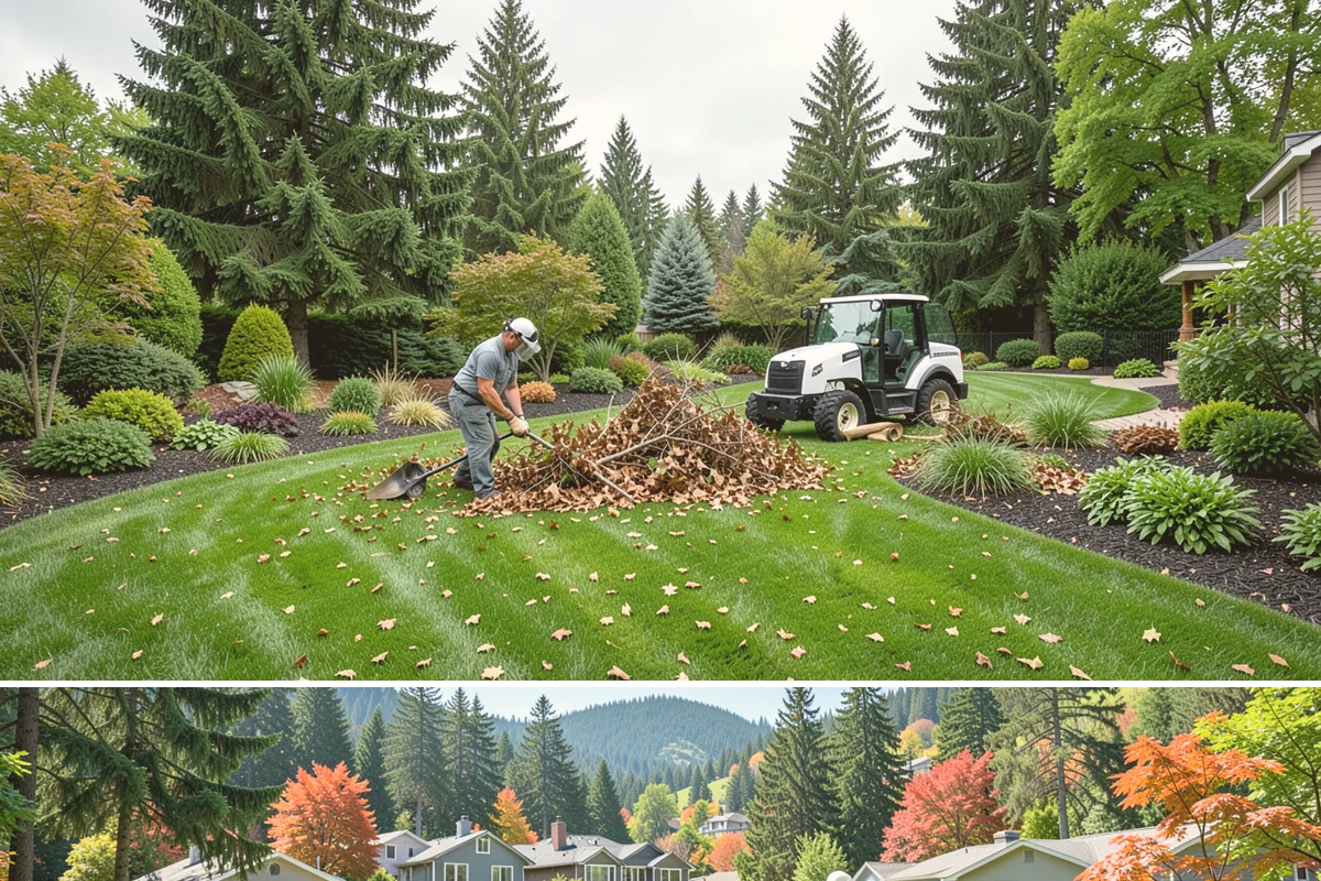 Decorative Rock Installation in Fircrest, Pierce County, WA - Can be installed year-round.
