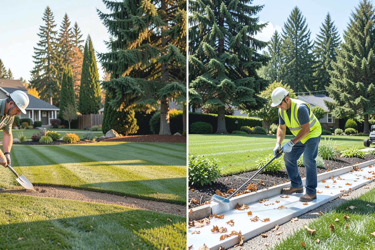 Decorative Rock Installation in Gold Bar, Snohomish County, WA - Define and excavate the area
