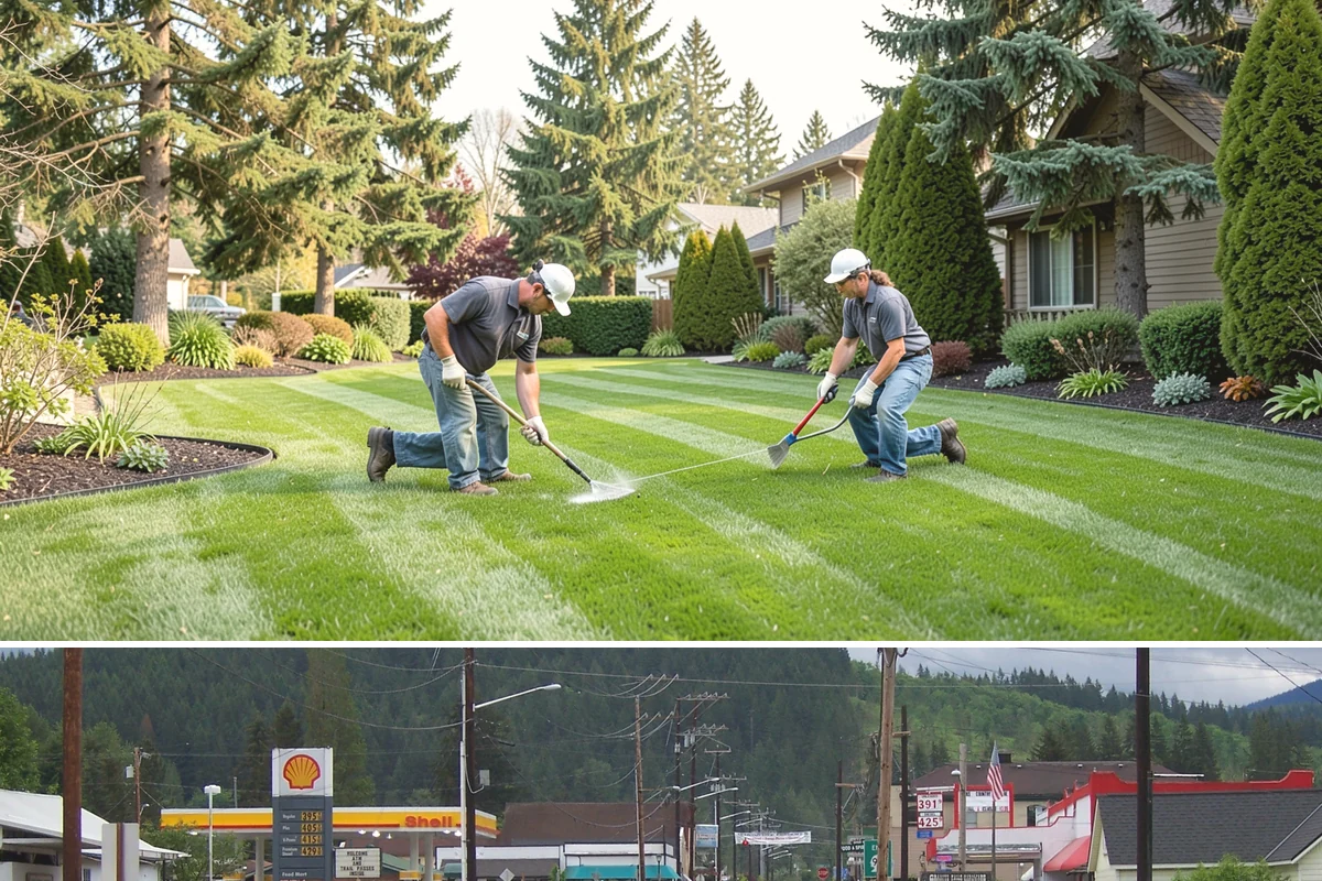 Decorative Rock Installation in Granite Falls, Snohomish County, WA - Can be installed year-round.