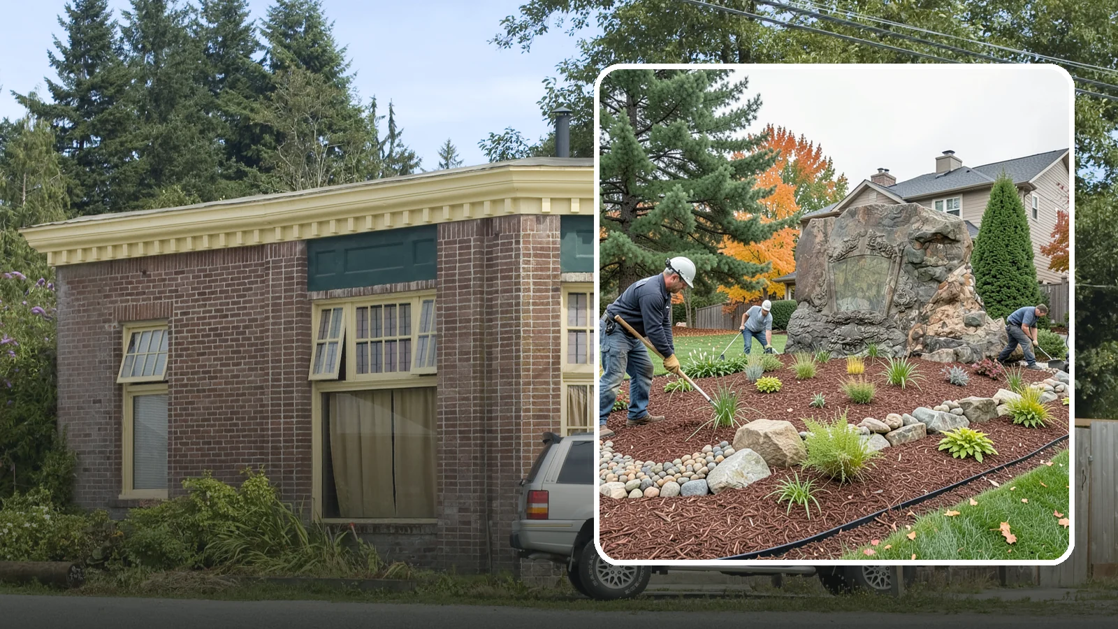 Decorative Rock Installation in Hamilton, Skagit County, WA - Ornamental rock and decorative gravel installed for low-maintenance beds, borders, and accents.