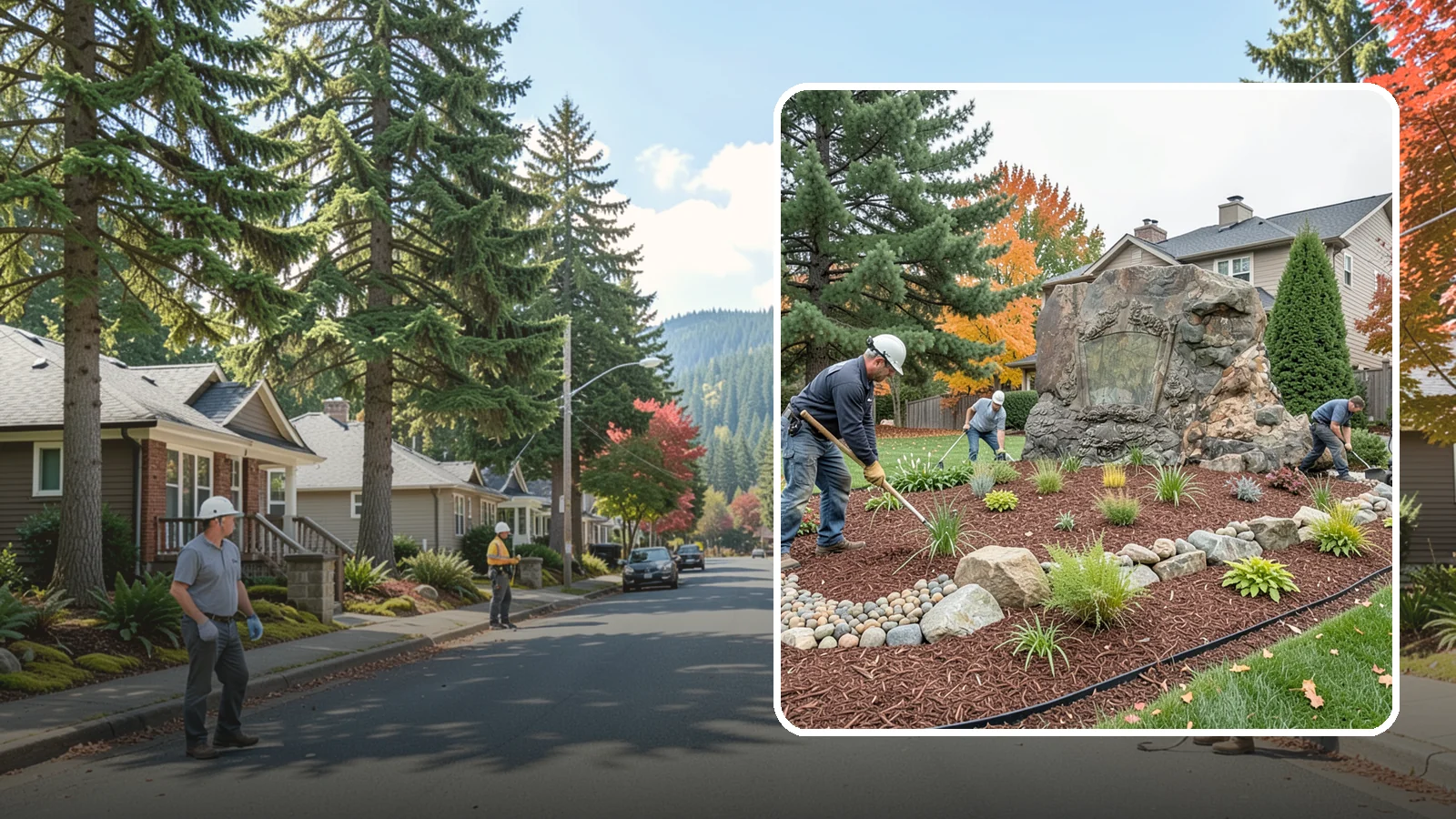 Decorative Rock Installation in Hunts Point, King County, WA - Ornamental rock and decorative gravel installed for low-maintenance beds, borders, and accents.