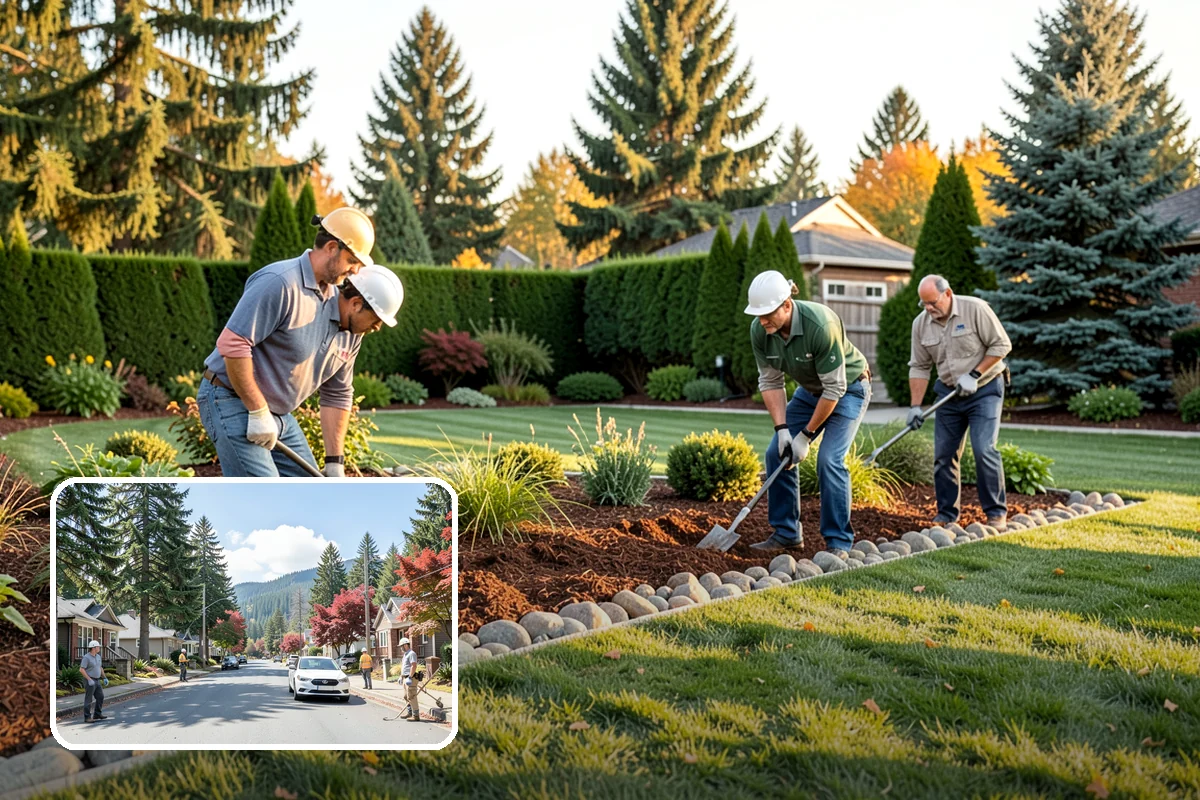 Decorative Rock Installation in Hunts Point, King County, WA - Permanent cover that never needs replacing
