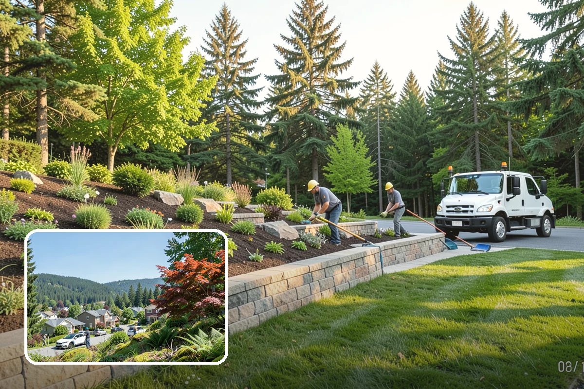 Decorative Rock Installation in Index, Snohomish County, WA - Permanent cover that never needs replacing