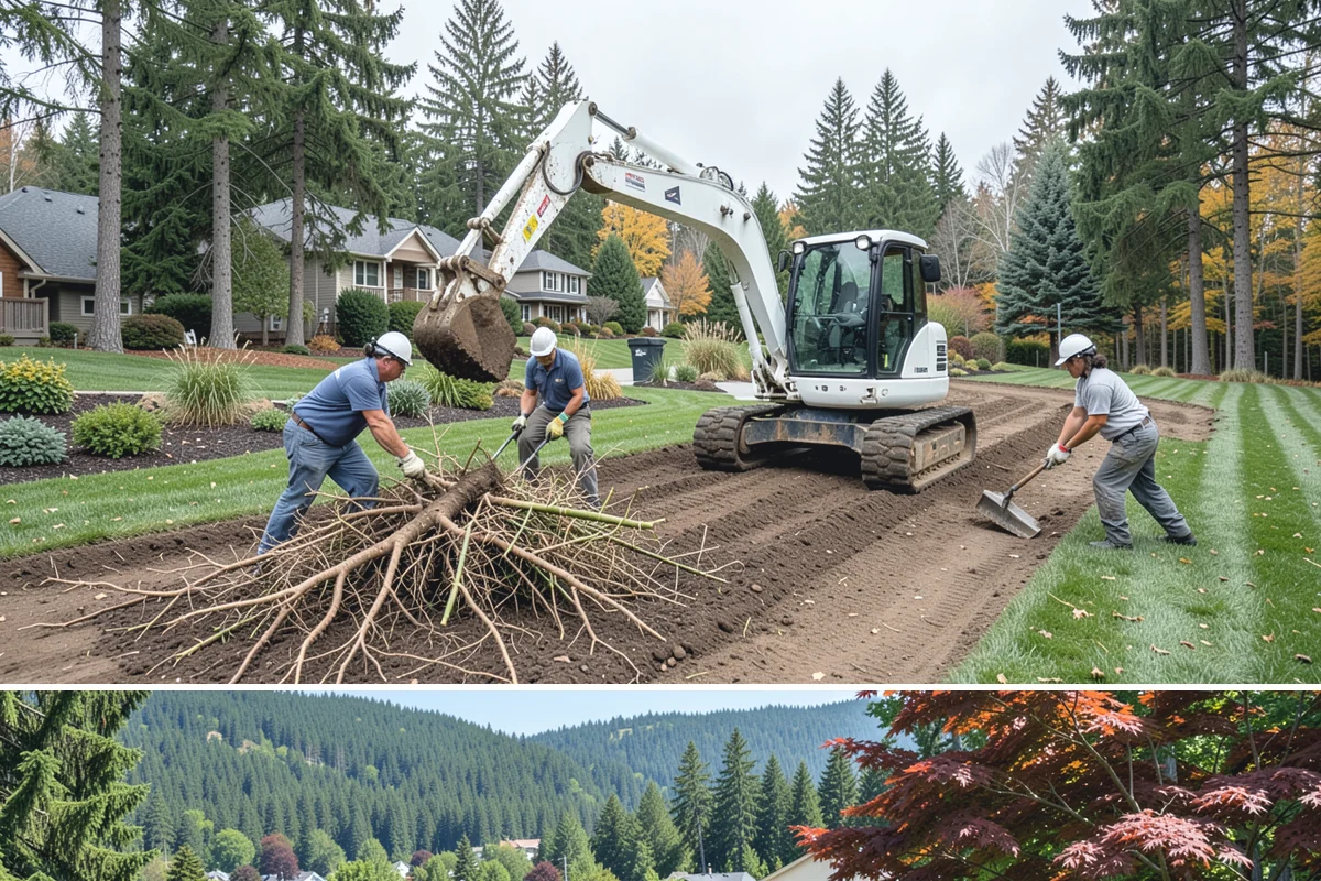 Decorative Rock Installation in Index, Snohomish County, WA - Can be installed year-round.