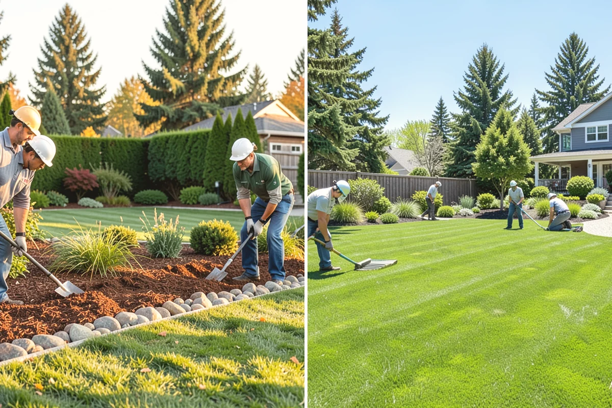 Decorative Rock Installation in La Conner, Skagit County, WA - Define and excavate the area