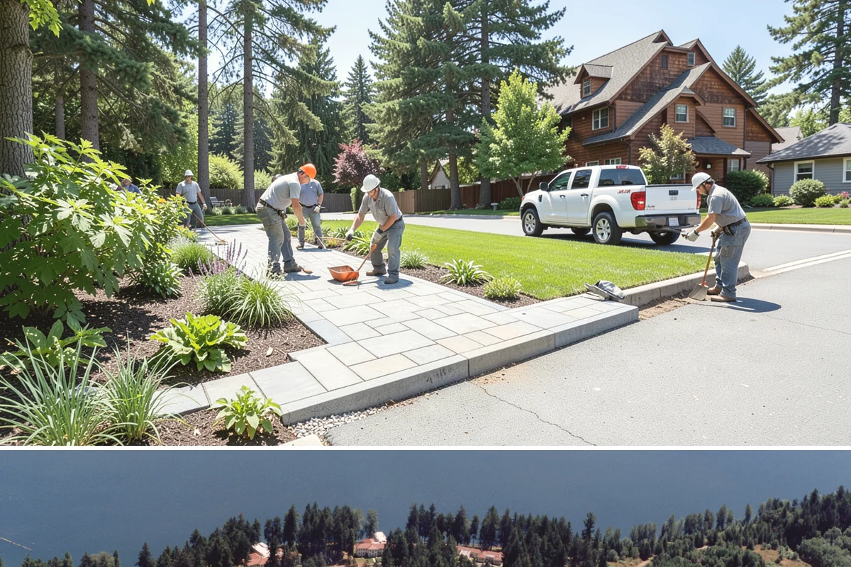 Decorative Rock Installation in Lakewood, Pierce County, WA - Can be installed year-round.