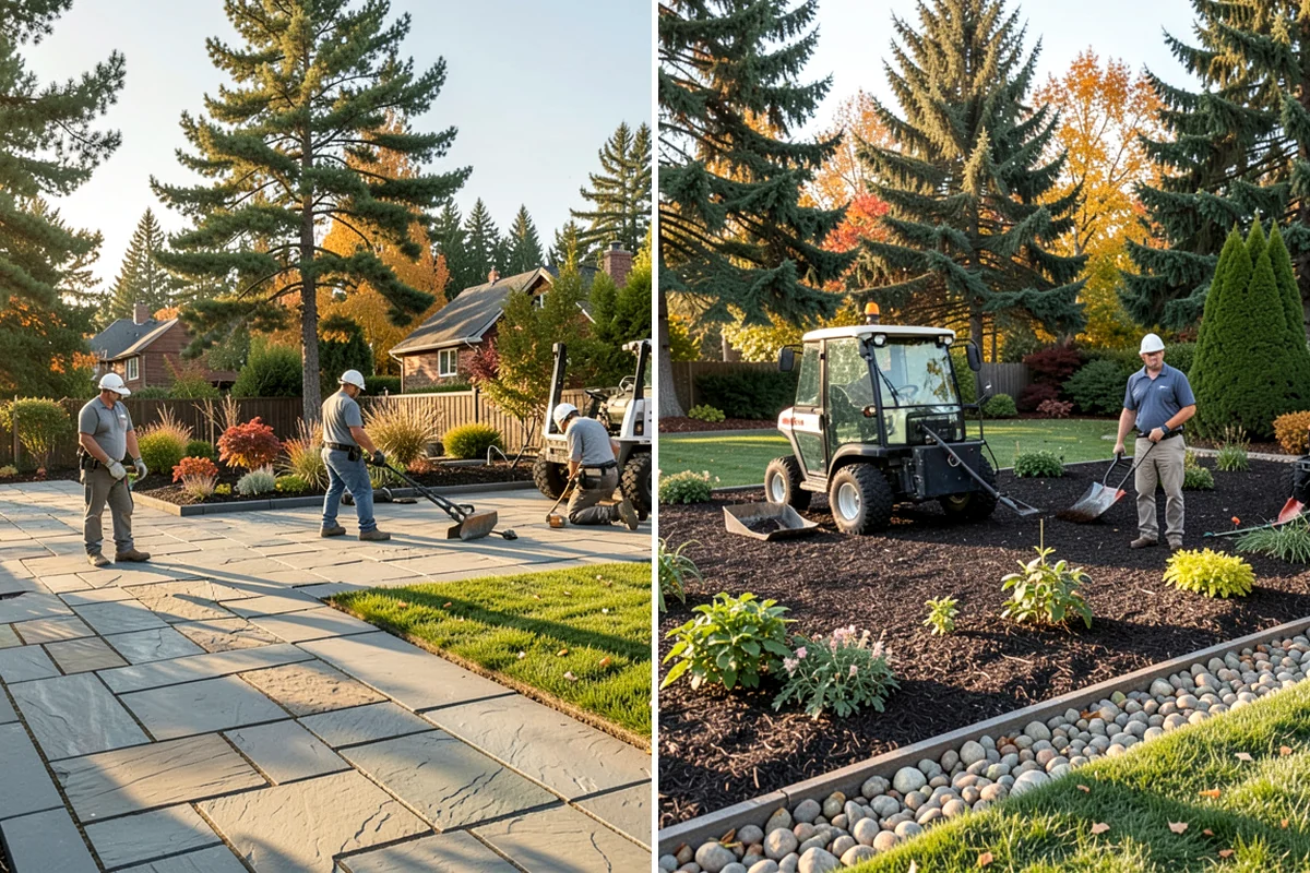 Decorative Rock Installation in Lyman, Skagit County, WA - Define and excavate the area