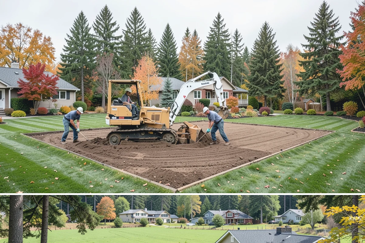 Decorative Rock Installation in Lyman, Skagit County, WA - Can be installed year-round.