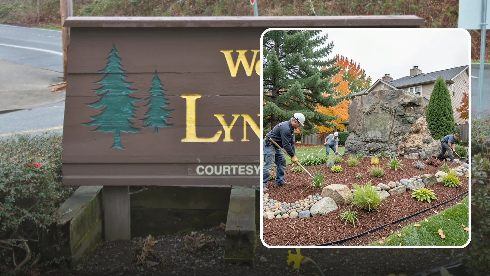 Decorative Rock Installation in Lynnwood, Snohomish County, WA - Ornamental rock and decorative gravel installed for low-maintenance beds, borders, and accents.