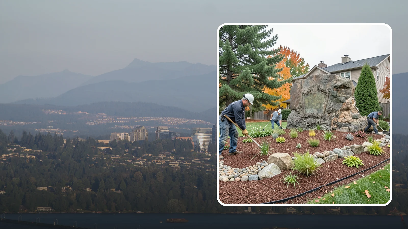 Decorative Rock Installation in Medina, King County, WA - Ornamental rock and decorative gravel installed for low-maintenance beds, borders, and accents.
