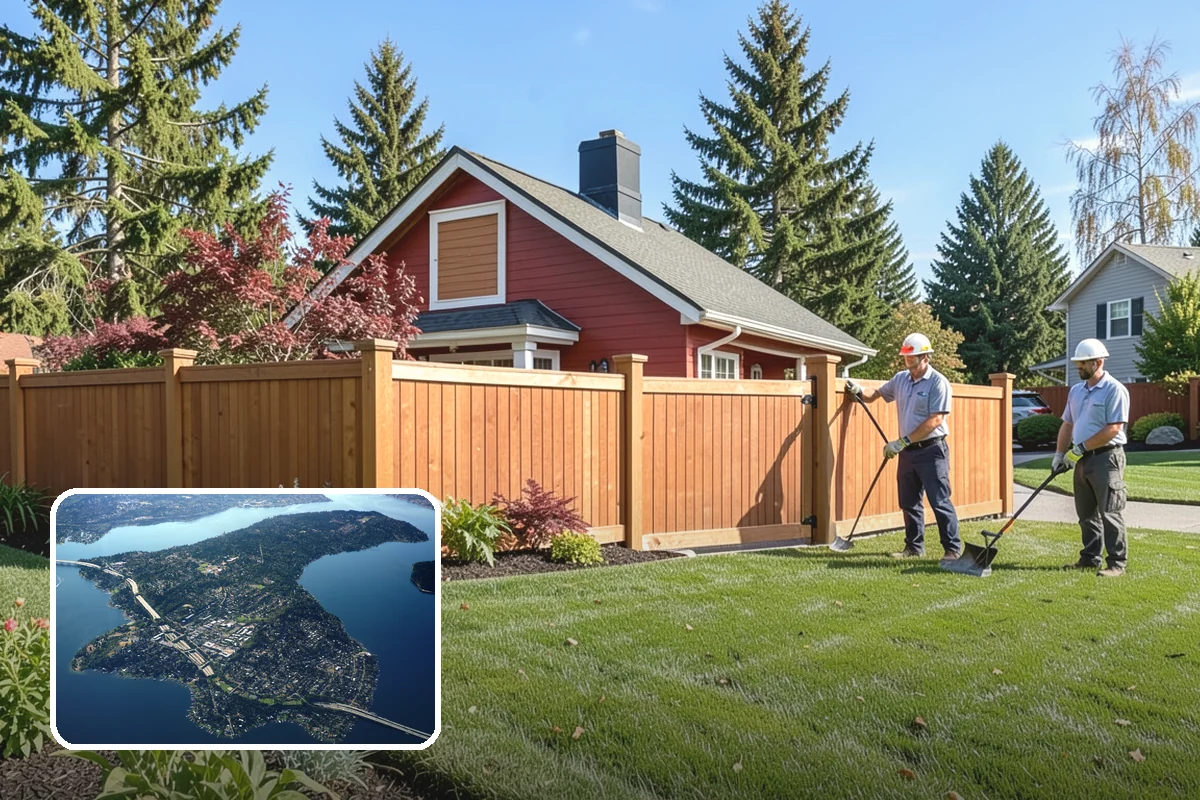Decorative Rock Installation in Mercer Island, King County, WA - Permanent cover that never needs replacing
