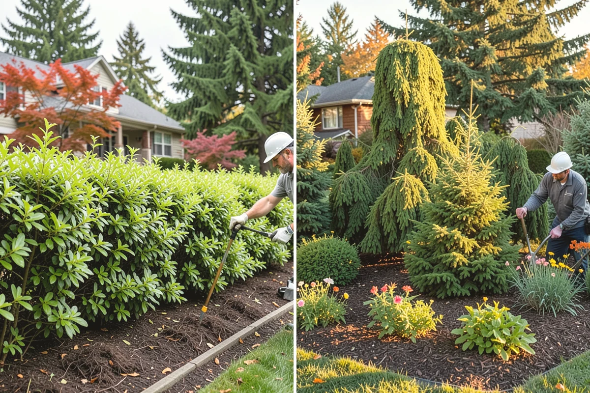 Decorative Rock Installation in Mercer Island, King County, WA - Define and excavate the area
