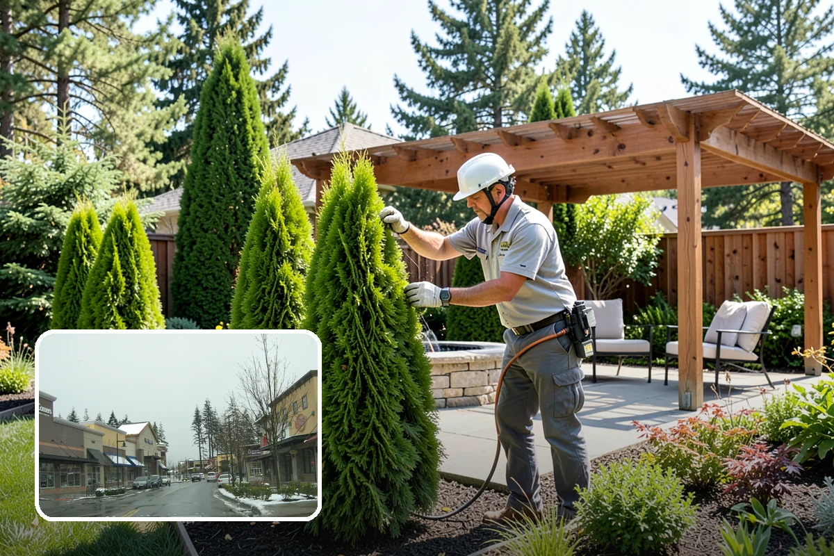 Decorative Rock Installation in Mill Creek, Snohomish County, WA - Permanent cover that never needs replacing