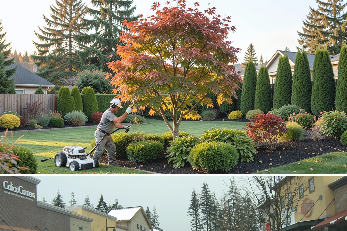 Decorative Rock Installation in Mill Creek, Snohomish County, WA - Can be installed year-round.