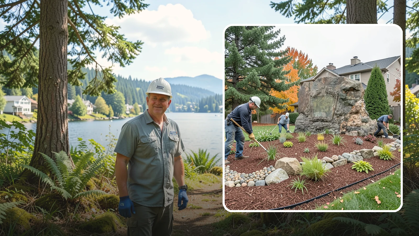 Decorative Rock Installation in Milton, King County, WA - Ornamental rock and decorative gravel installed for low-maintenance beds, borders, and accents.