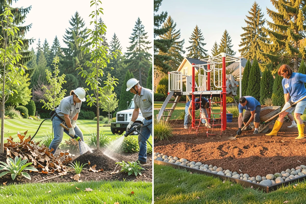 Decorative Rock Installation in Milton, King County, WA - Define and excavate the area