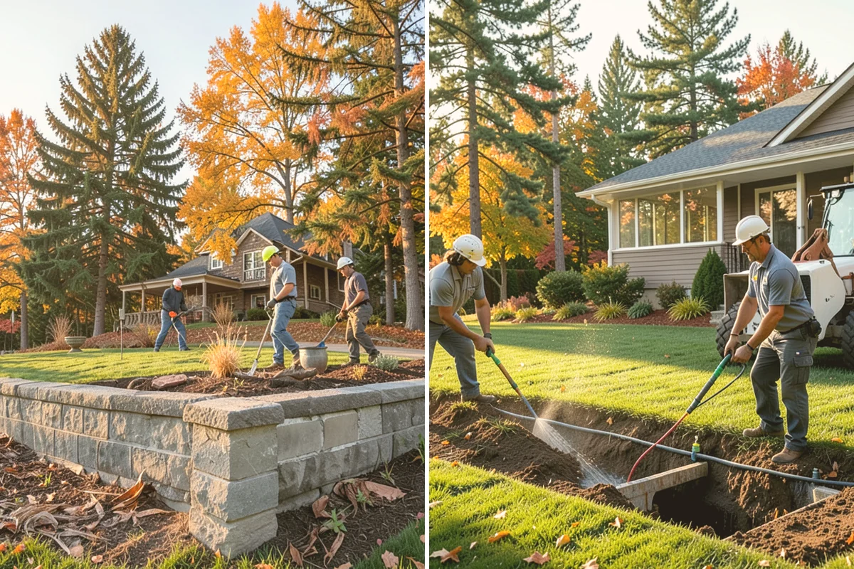 Decorative Rock Installation in Mount Vernon, Skagit County, WA - Define and excavate the area