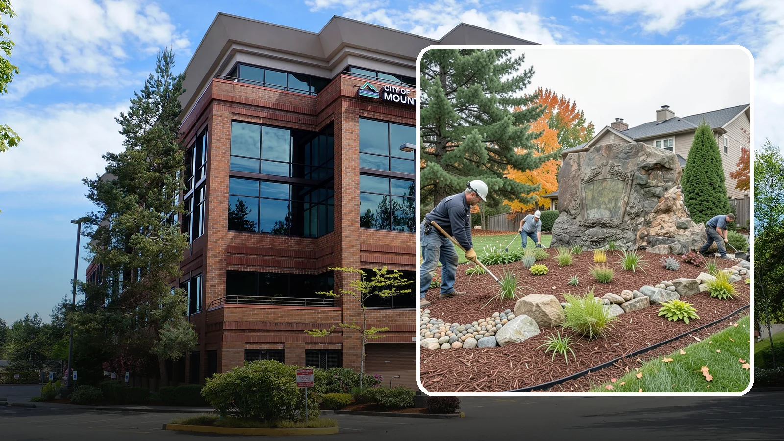 Decorative Rock Installation in Mountlake Terrace, Snohomish County, WA - Ornamental rock and decorative gravel installed for low-maintenance beds, borders, and accents.