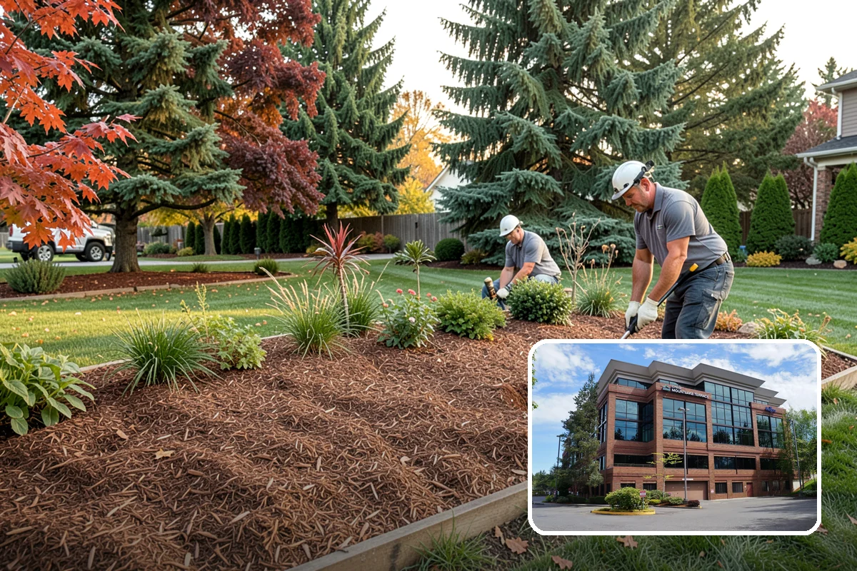 Decorative Rock Installation in Mountlake Terrace, Snohomish County, WA - Permanent cover that never needs replacing