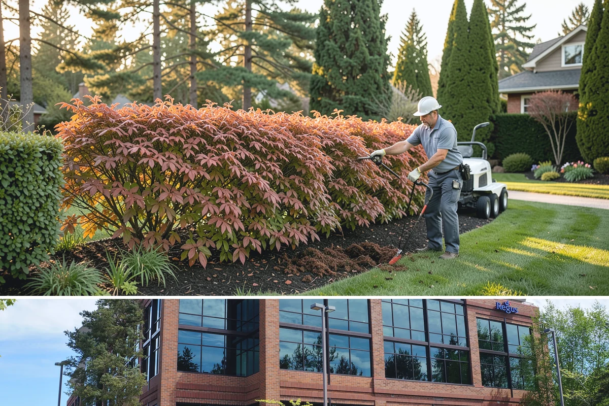 Decorative Rock Installation in Mountlake Terrace, Snohomish County, WA - Can be installed year-round.