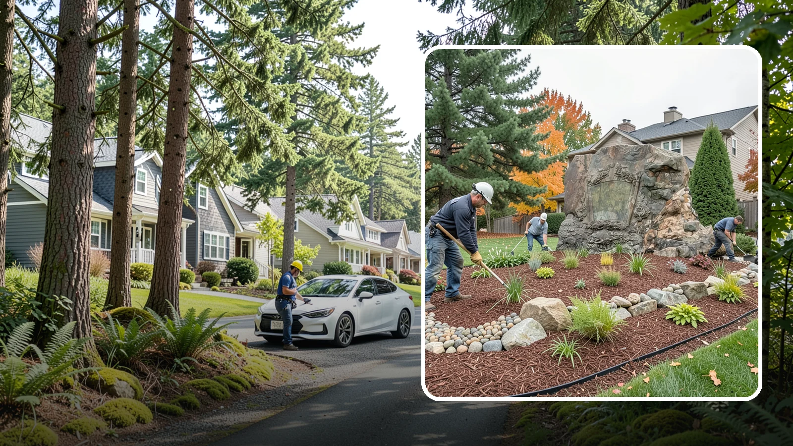 Decorative Rock Installation in Normandy Park, King County, WA - Ornamental rock and decorative gravel installed for low-maintenance beds, borders, and accents.