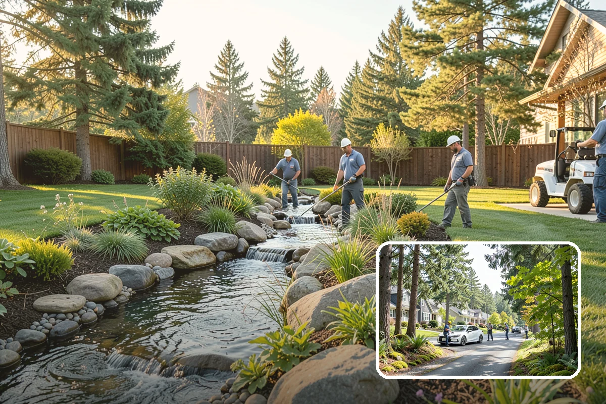 Decorative Rock Installation in Normandy Park, King County, WA - Permanent cover that never needs replacing