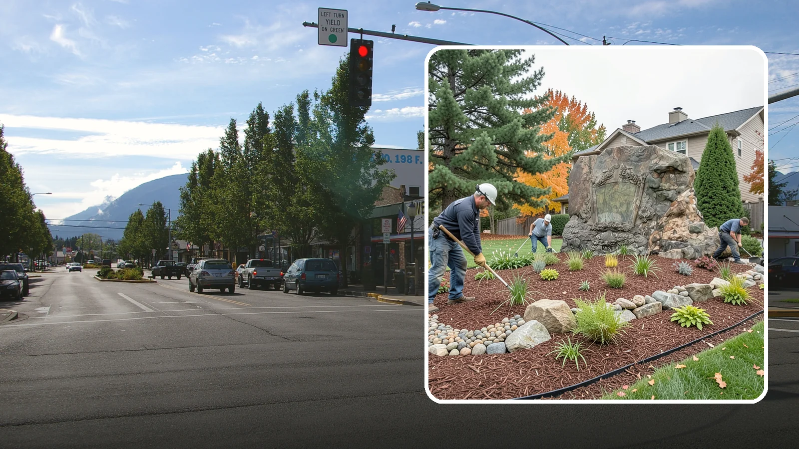 Decorative Rock Installation in North Bend, King County, WA - Ornamental rock and decorative gravel installed for low-maintenance beds, borders, and accents.