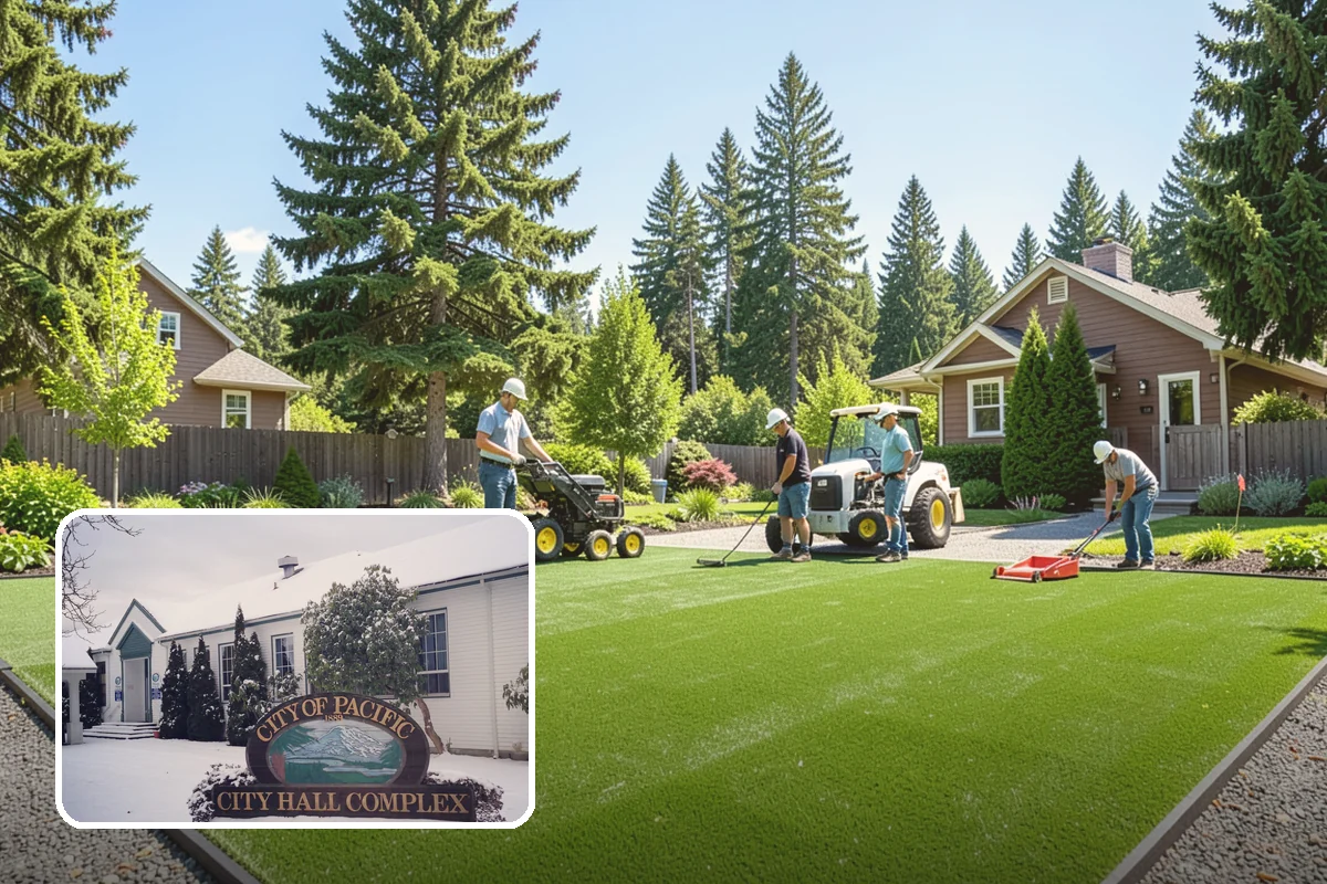 Decorative Rock Installation in Pacific, King County, WA - Permanent cover that never needs replacing