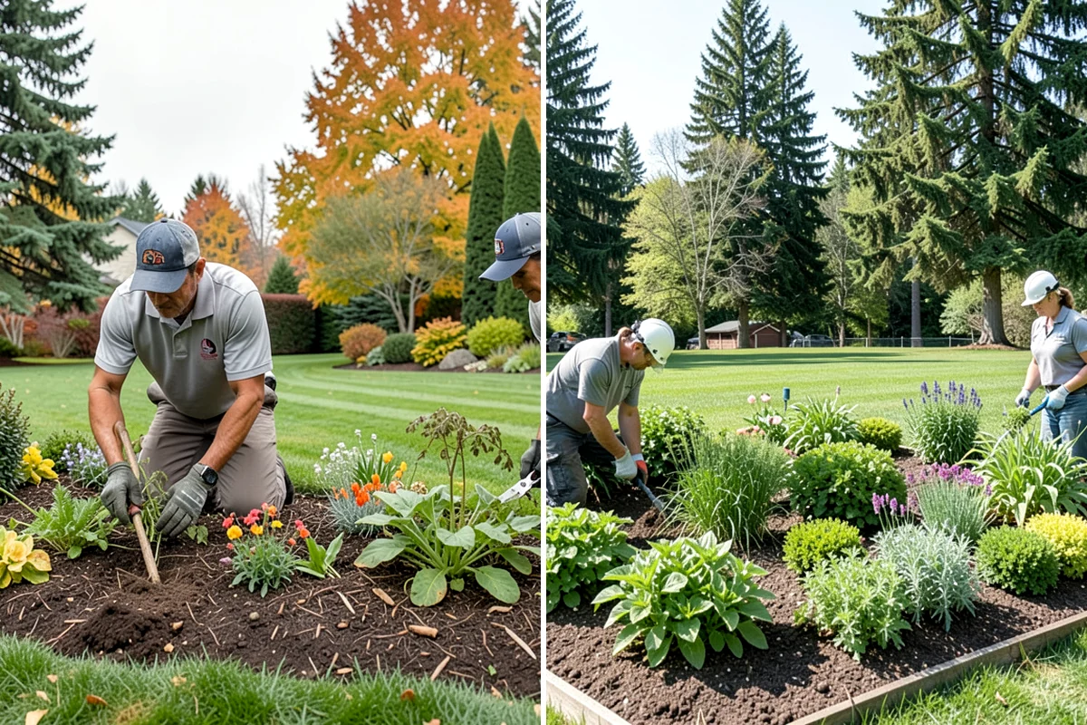 Decorative Rock Installation in SeaTac, King County, WA - Define and excavate the area