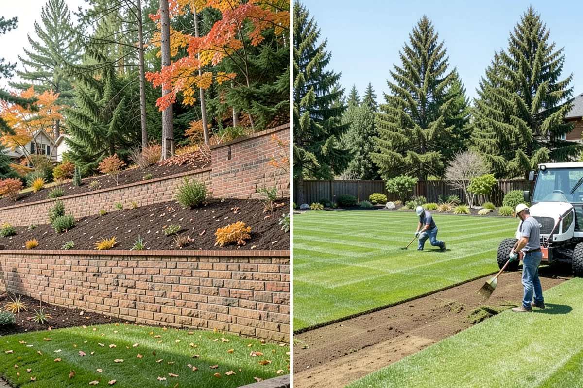 Decorative Rock Installation in Seattle, King County, WA - Define and excavate the area