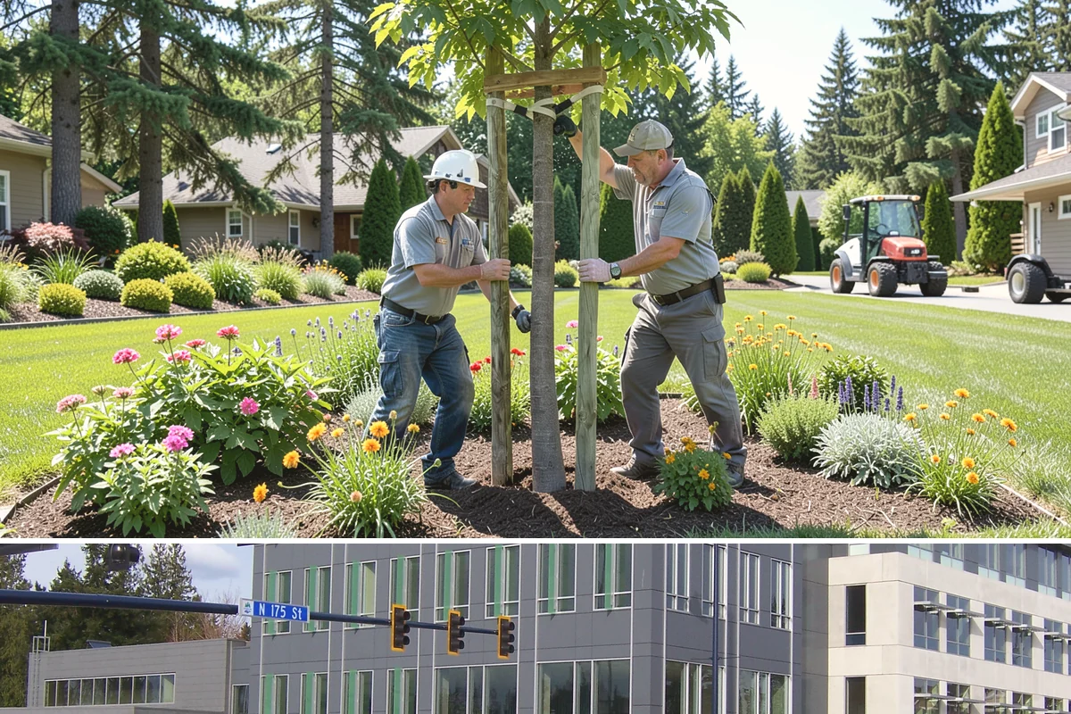 Decorative Rock Installation in Shoreline, King County, WA - Can be installed year-round.