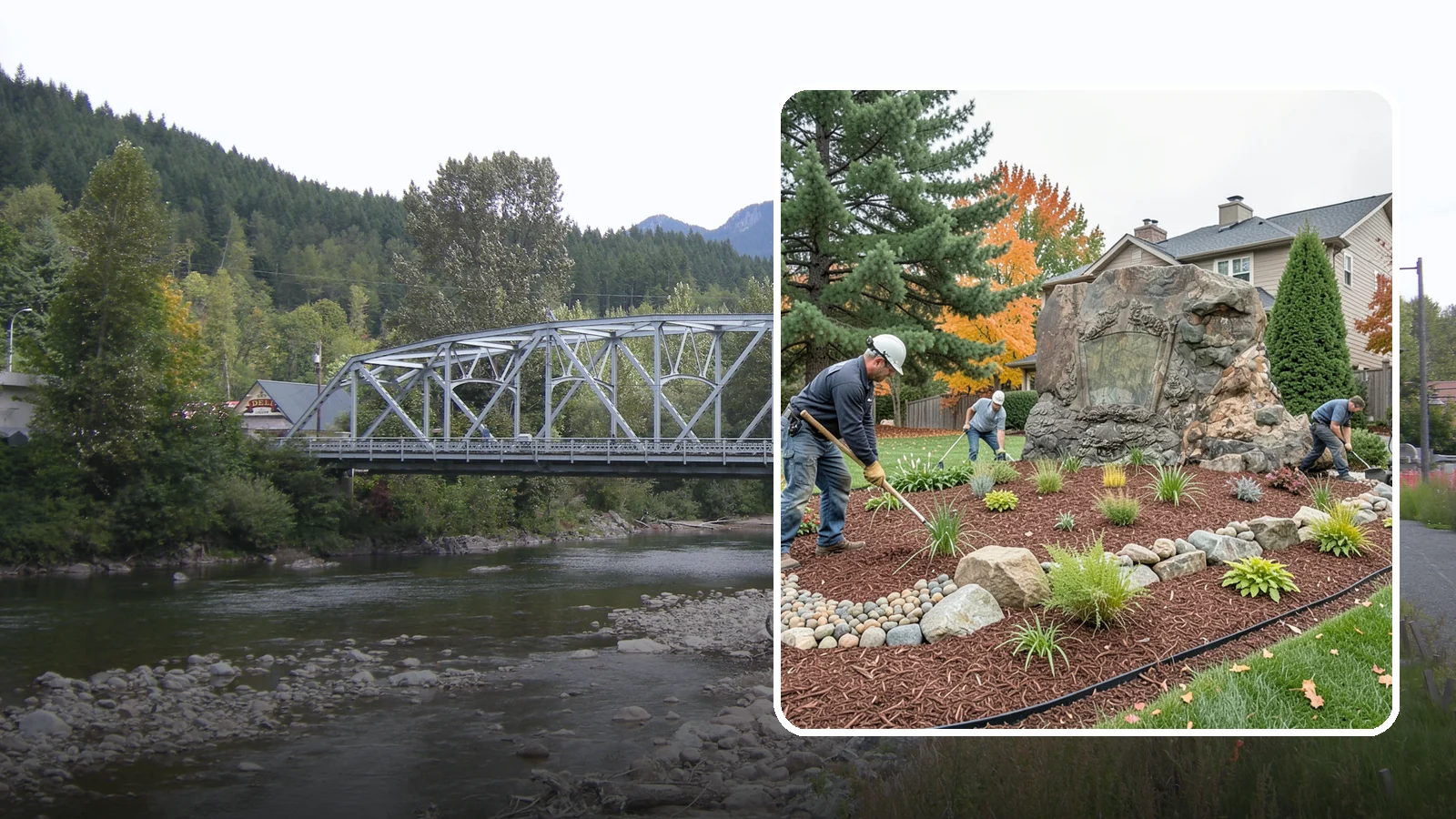 Decorative Rock Installation in Skykomish, King County, WA - Ornamental rock and decorative gravel installed for low-maintenance beds, borders, and accents.