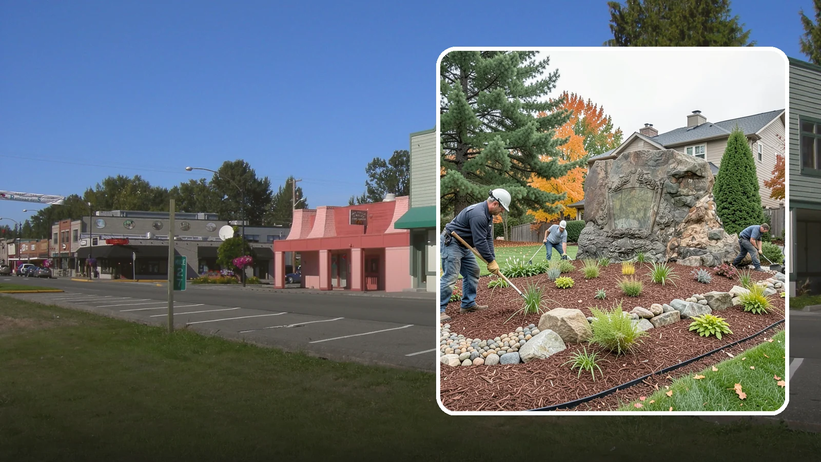 Decorative Rock Installation in Snoqualmie, King County, WA - Ornamental rock and decorative gravel installed for low-maintenance beds, borders, and accents.