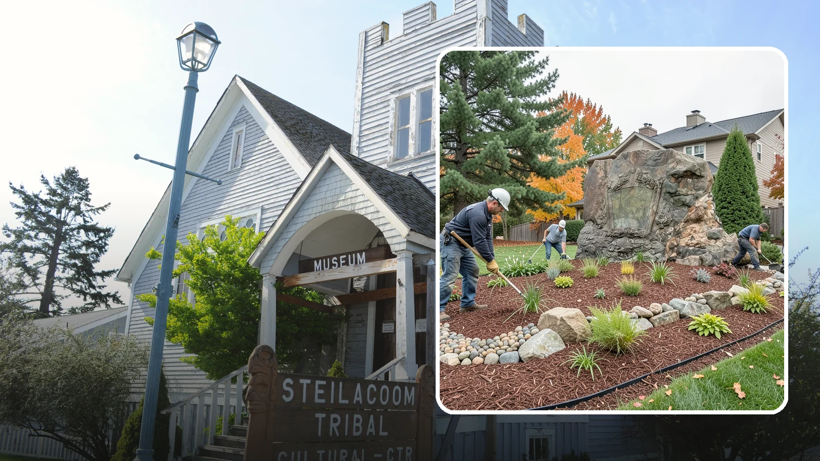 Decorative Rock Installation in Steilacoom, Pierce County, WA - Ornamental rock and decorative gravel installed for low-maintenance beds, borders, and accents.