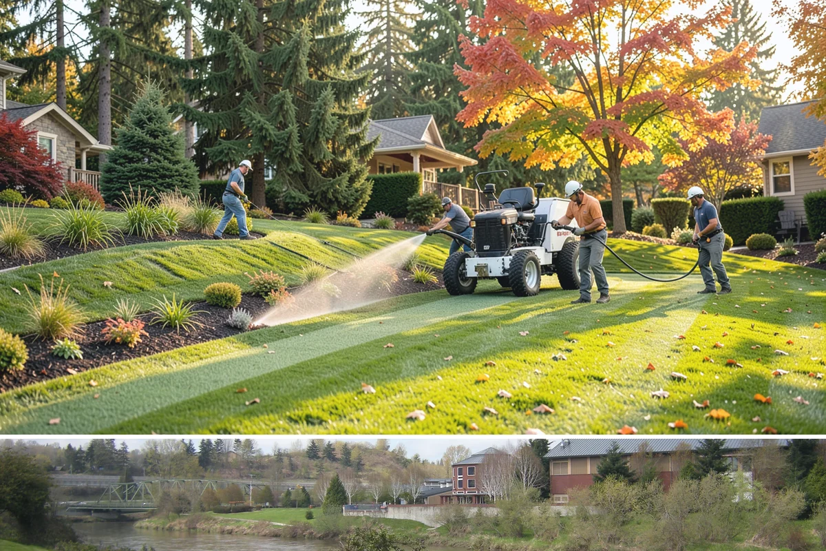Decorative Rock Installation in Tukwila, King County, WA - Can be installed year-round.