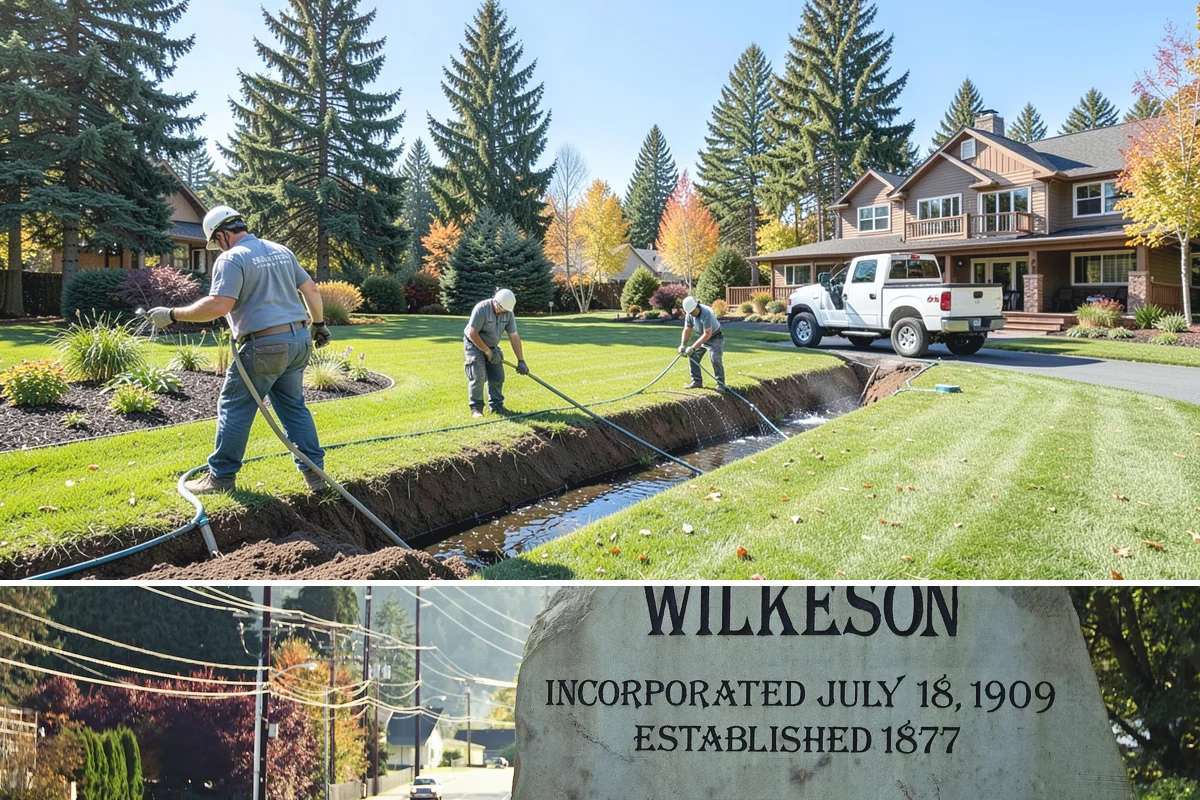 Decorative Rock Installation in Wilkeson, Pierce County, WA - Can be installed year-round.