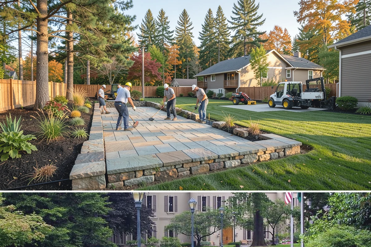 Decorative Rock Installation in Woodinville, King County, WA - Can be installed year-round.