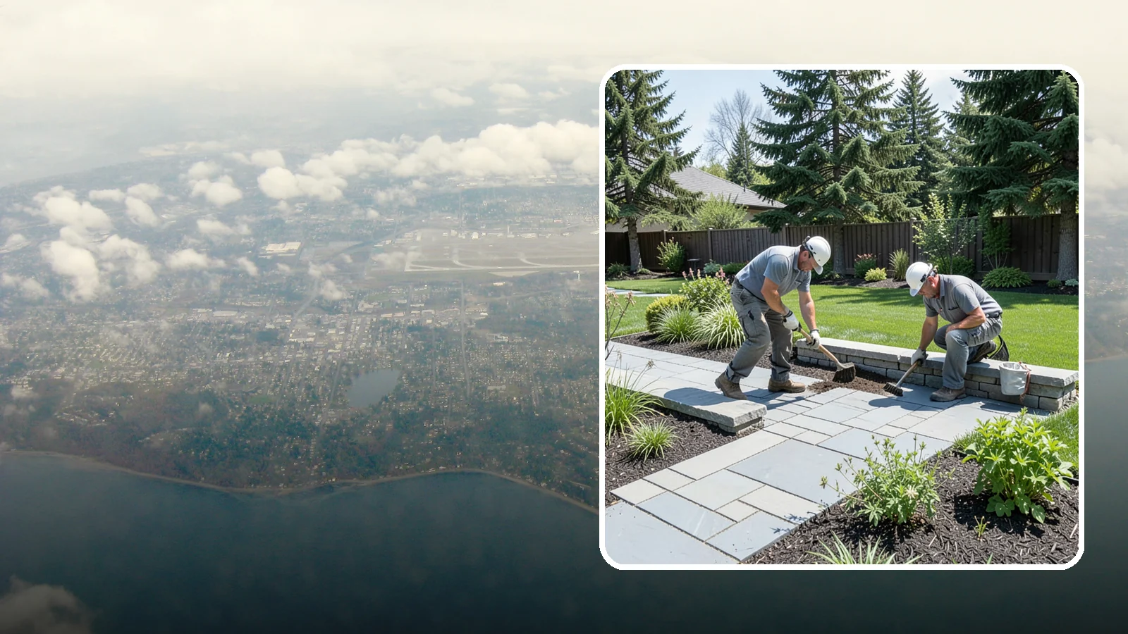 Decorative Stone Installation in Burien, King County, WA - Custom blends of accent stone tailored to your beds, borders, and hardscape for a cohesive designed look.