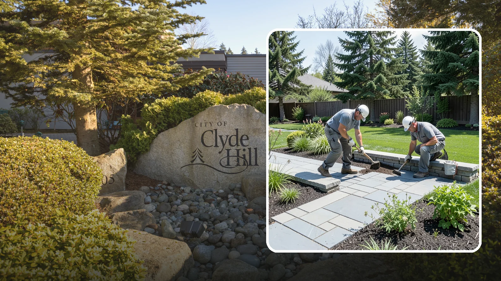 Decorative Stone Installation in Clyde Hill, King County, WA - Custom blends of accent stone tailored to your beds, borders, and hardscape for a cohesive designed look.