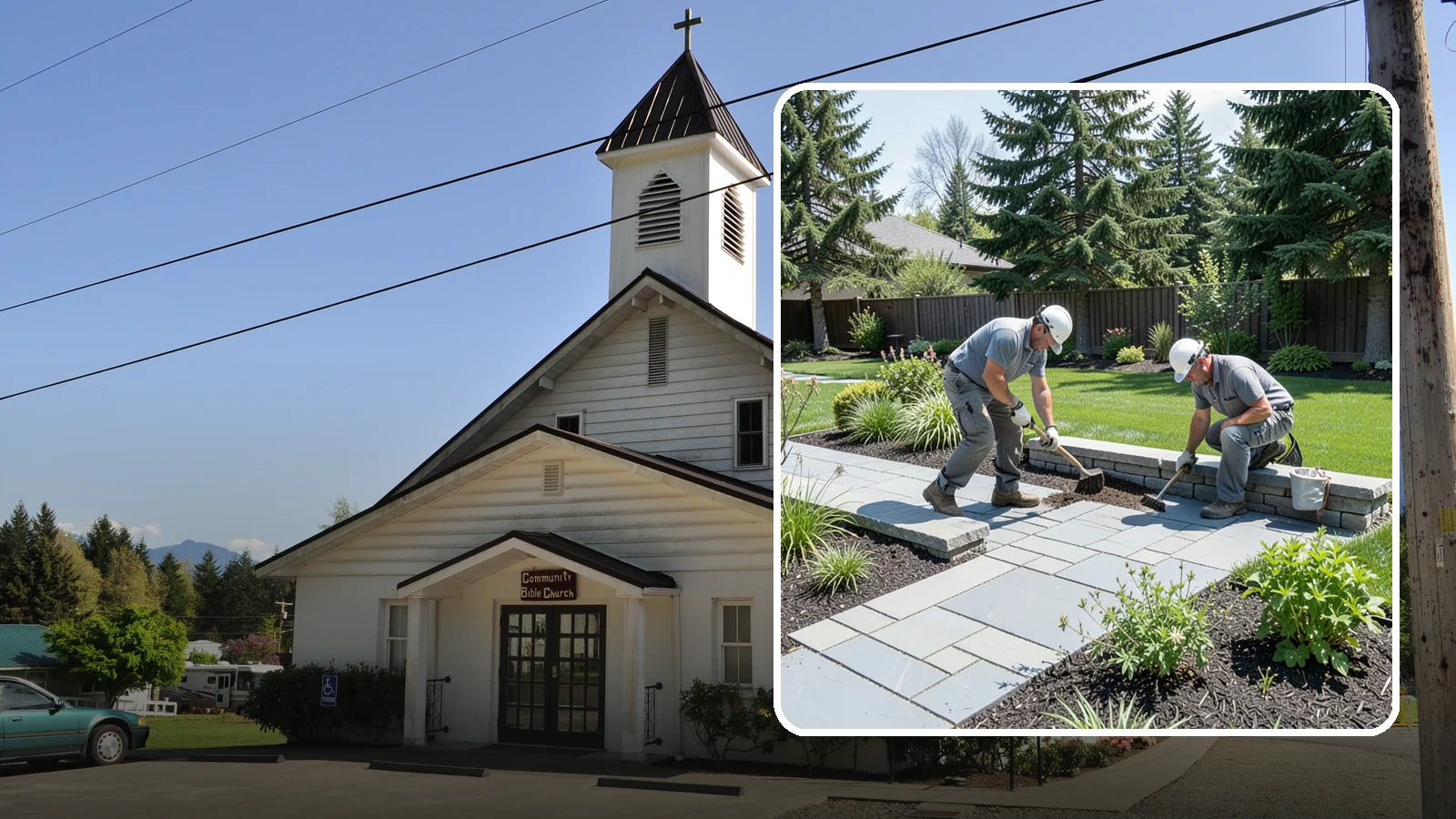 Decorative Stone Installation in Concrete, Skagit County, WA - Custom blends of accent stone tailored to your beds, borders, and hardscape for a cohesive designed look.
